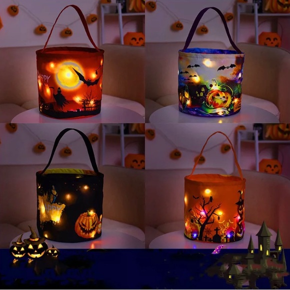 Halloween LED Trick or Treat Candy Bag - Picture 5 of 5